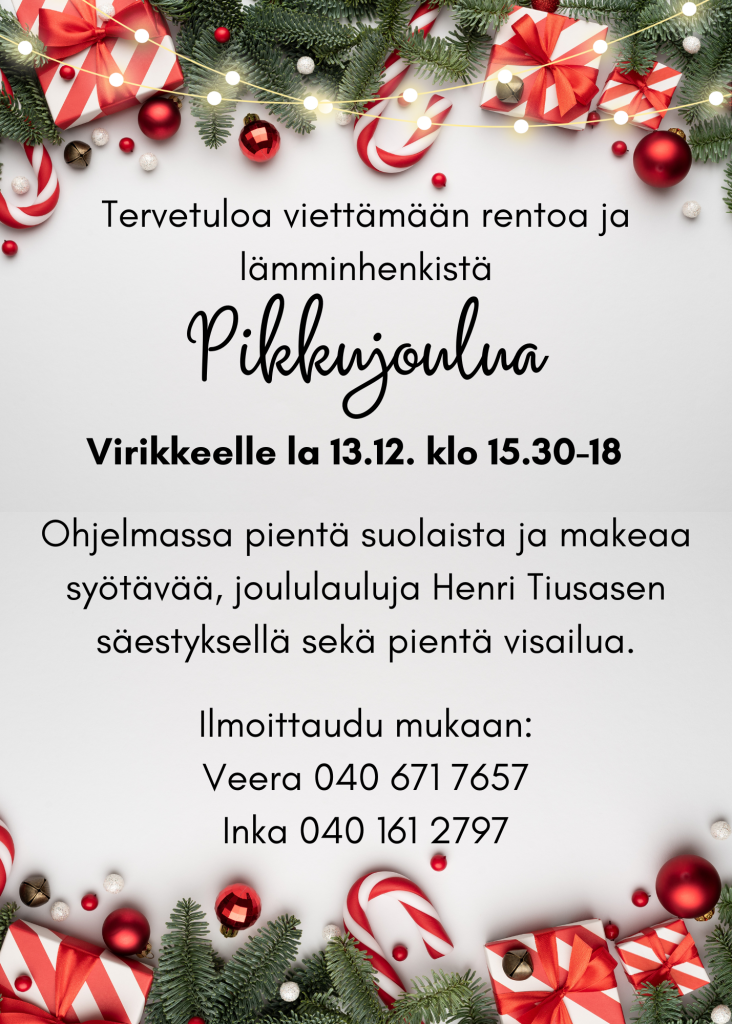 Pikkujoulut la 13.12.