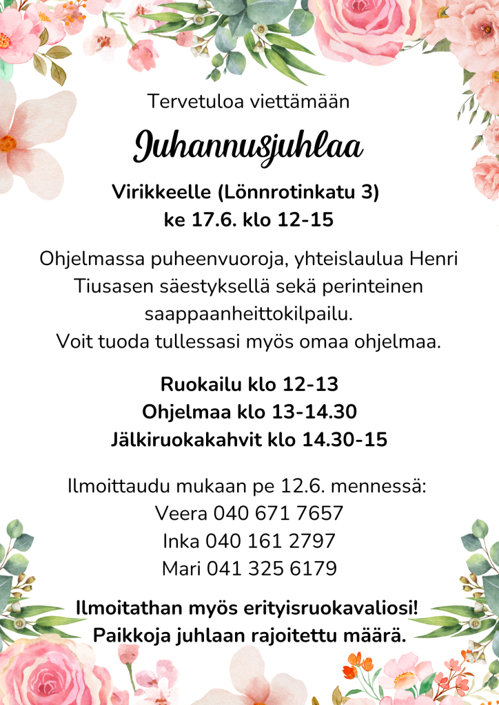 Juhannusjuhla ke 17.6.