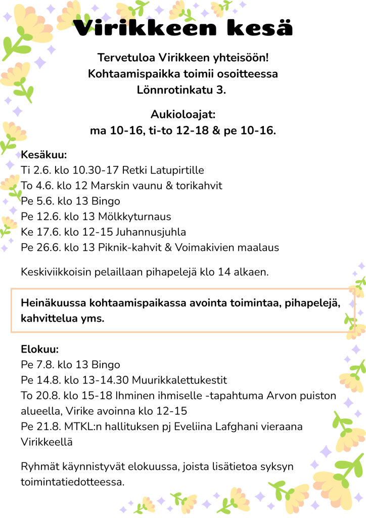 Virikkeen kesä