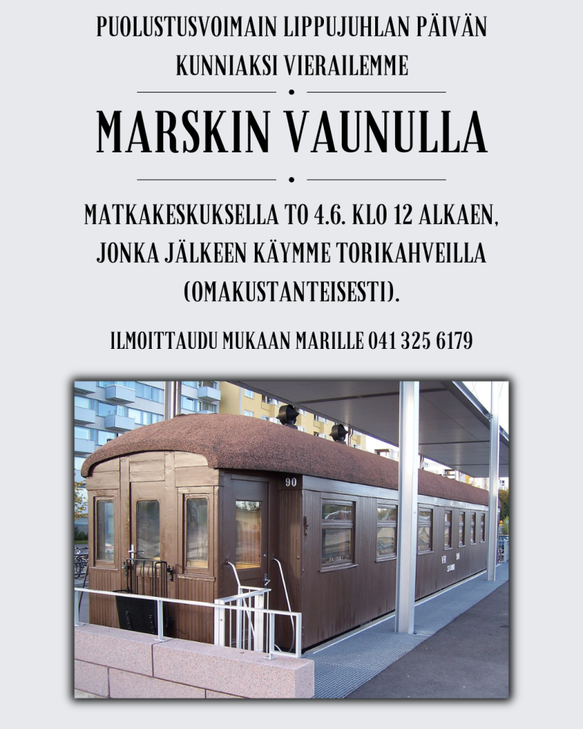 Vierailu Marskin vaunulle to 4.6.