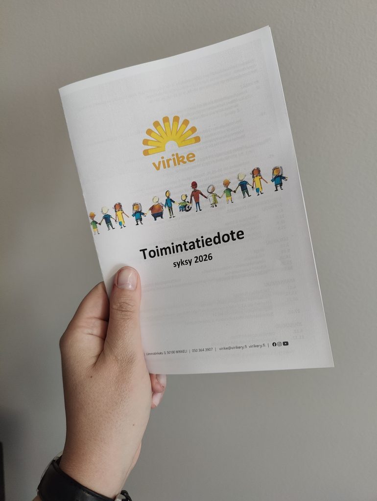 Syksyn toimintatiedote