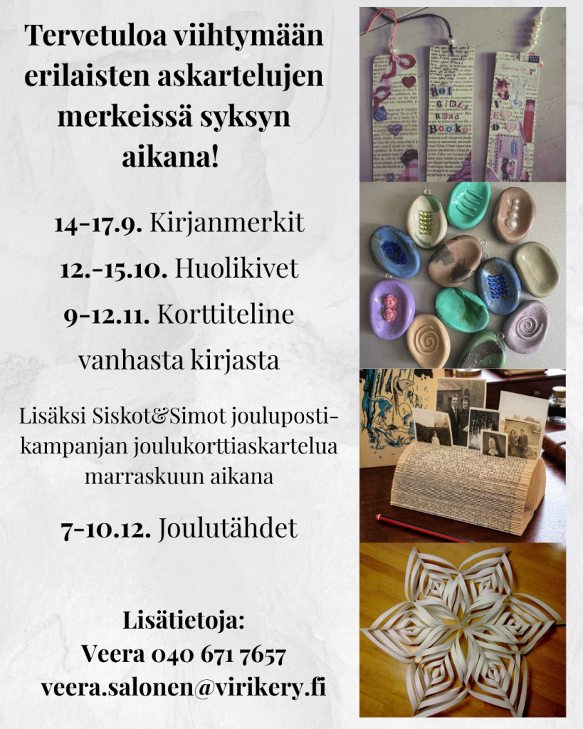 Syksyn askartelutuokiot